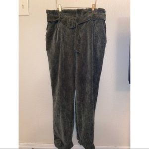 Olive green corduroy pant